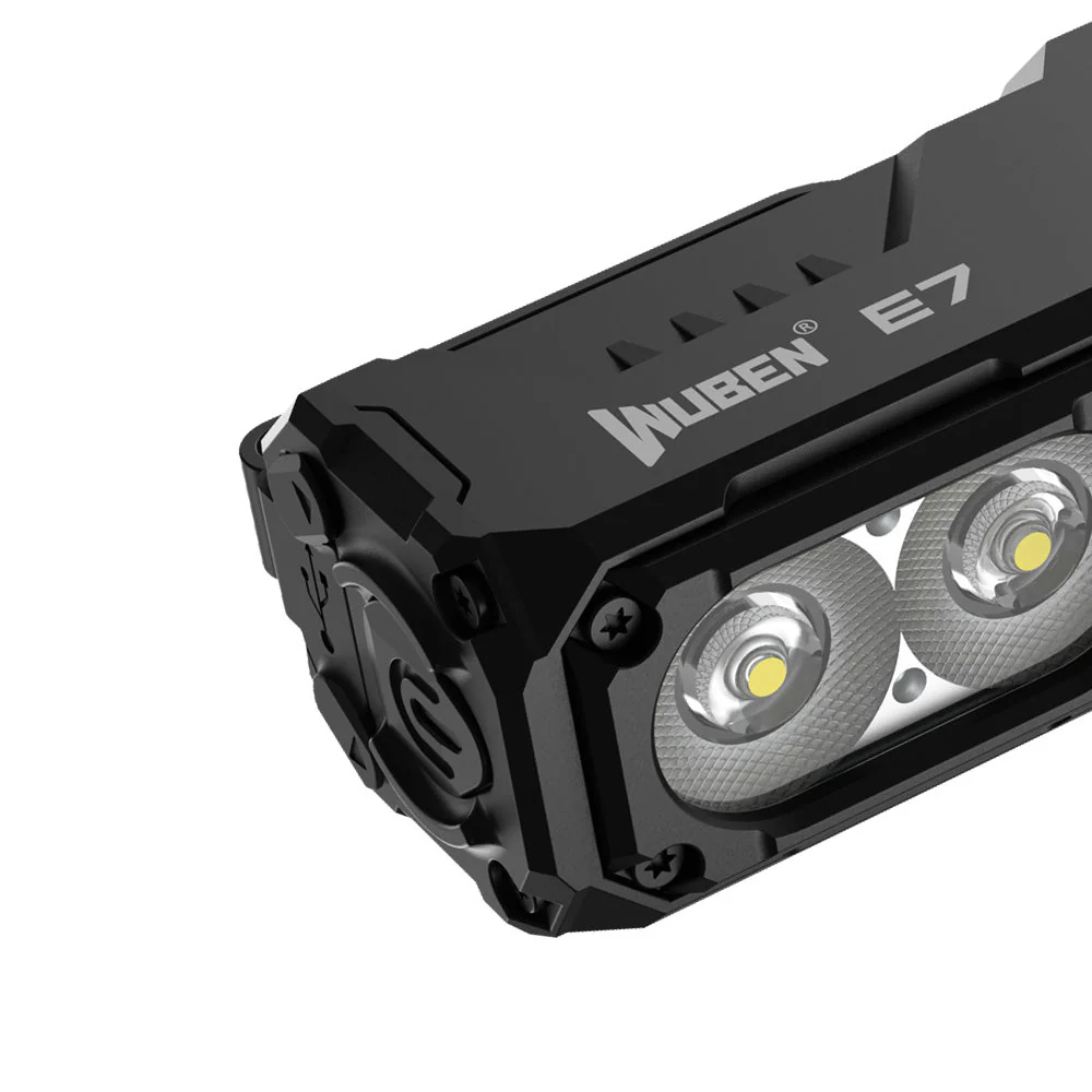 E7 Multi-functional EDC Flashlight 1800 Lumens - Image 4
