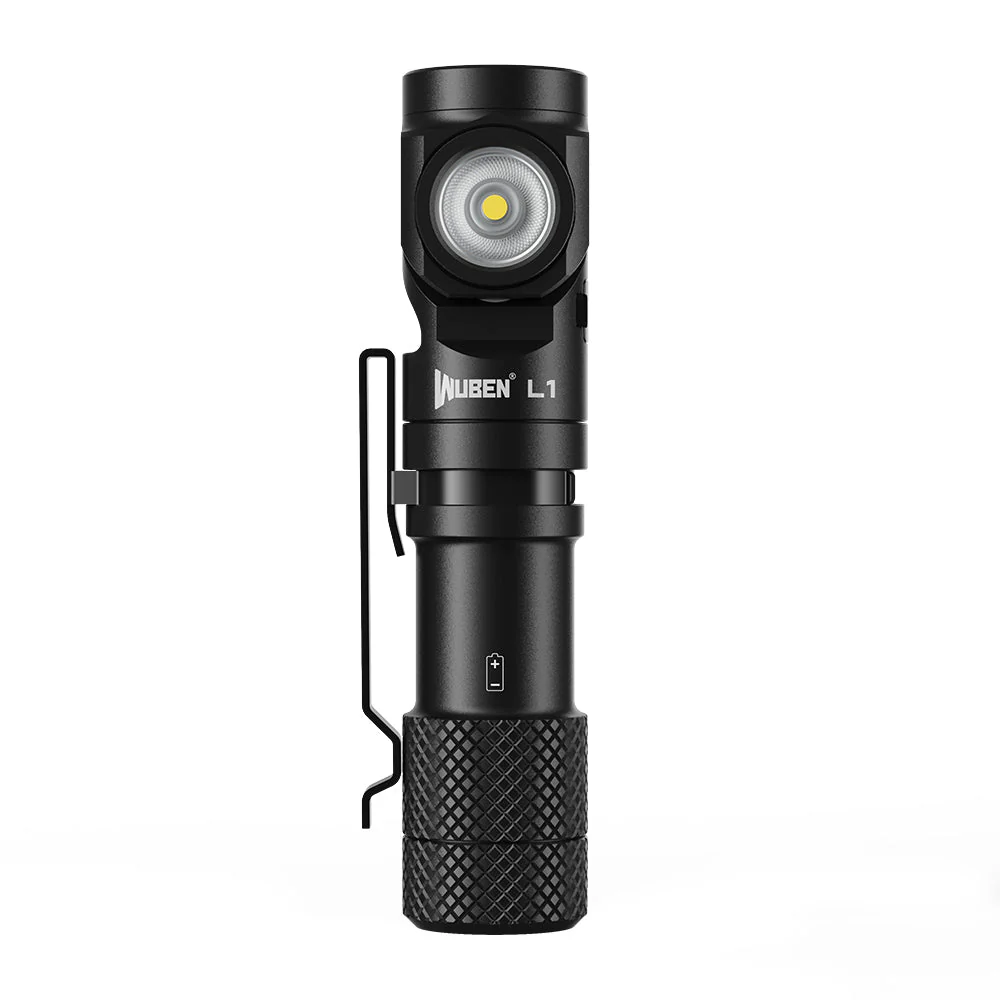 L1 2000 Lumens Flashlight - Dual Light Sources Flashlight with 180° Rotating Head- - Image 2