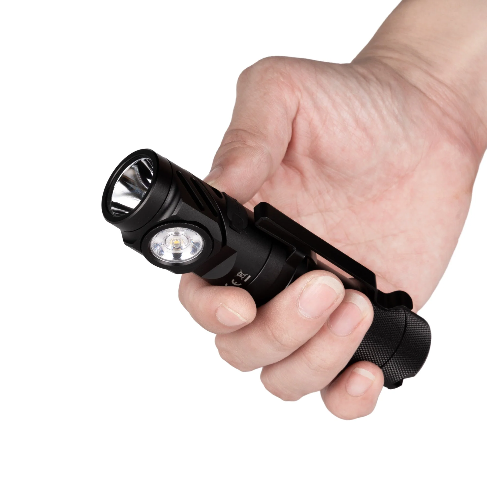 L1 2000 Lumens Flashlight - Dual Light Sources Flashlight with 180° Rotating Head- - Image 5