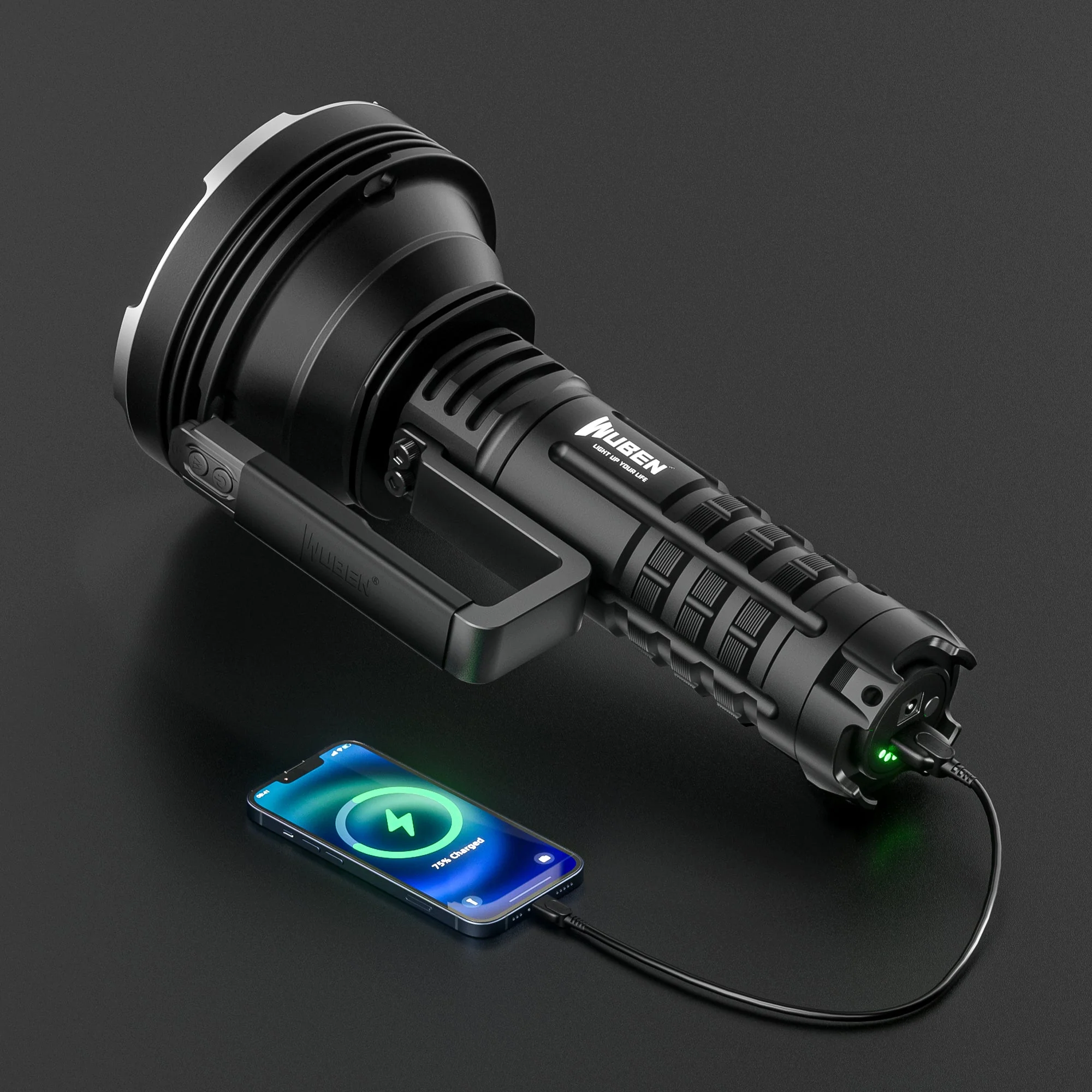 A1 20000 Lumen Portable Spotlight, One of the World's Brightest Flashlights - Image 11