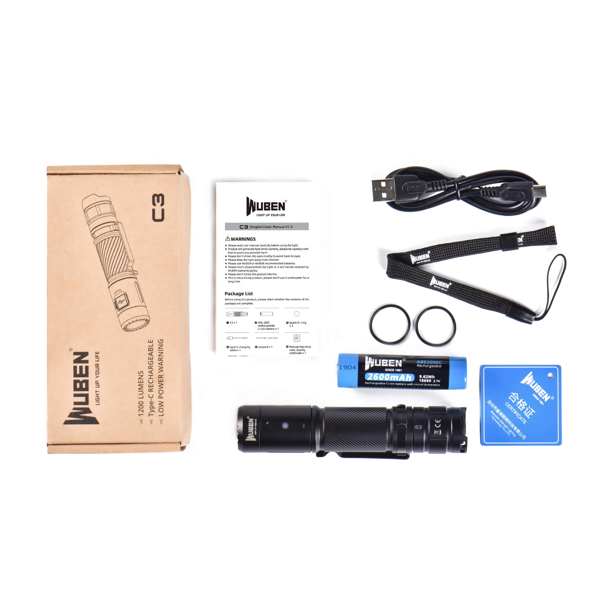 C3 1200 Lumen Compact Flashlight - Image 11