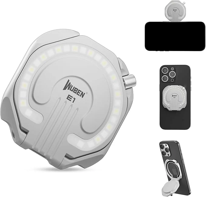 WUBEN E1 EDC Rechargeable Selfie Light Portable Ring Light - Image 12