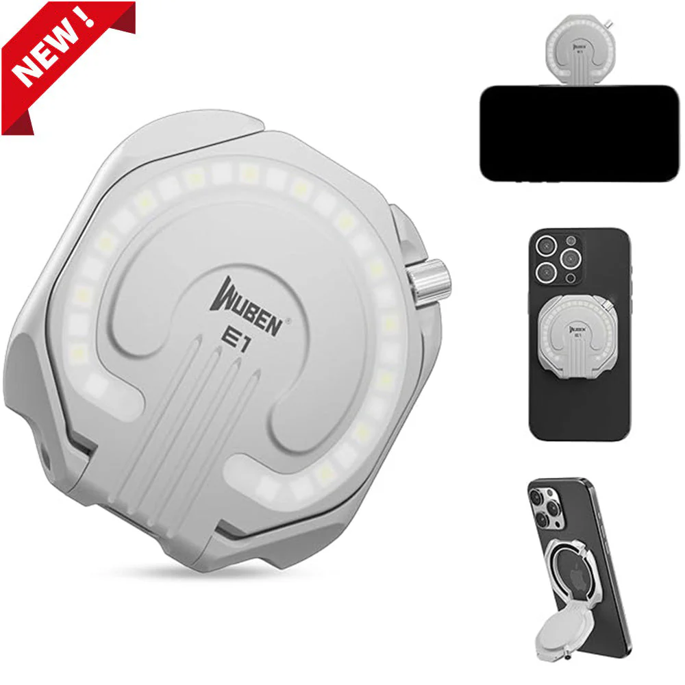 WUBEN E1 EDC Rechargeable Selfie Light Portable Ring Light - Image 34