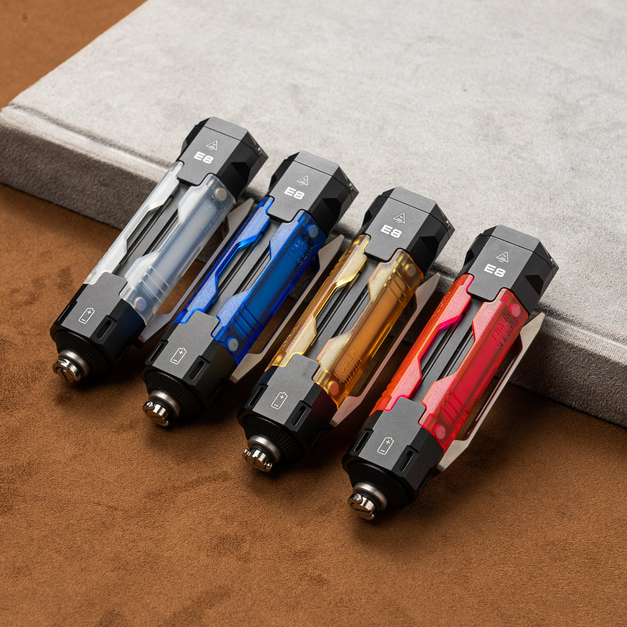 Wuben E8 Compact Magnetic Modular EDC Flashlight - Image 12