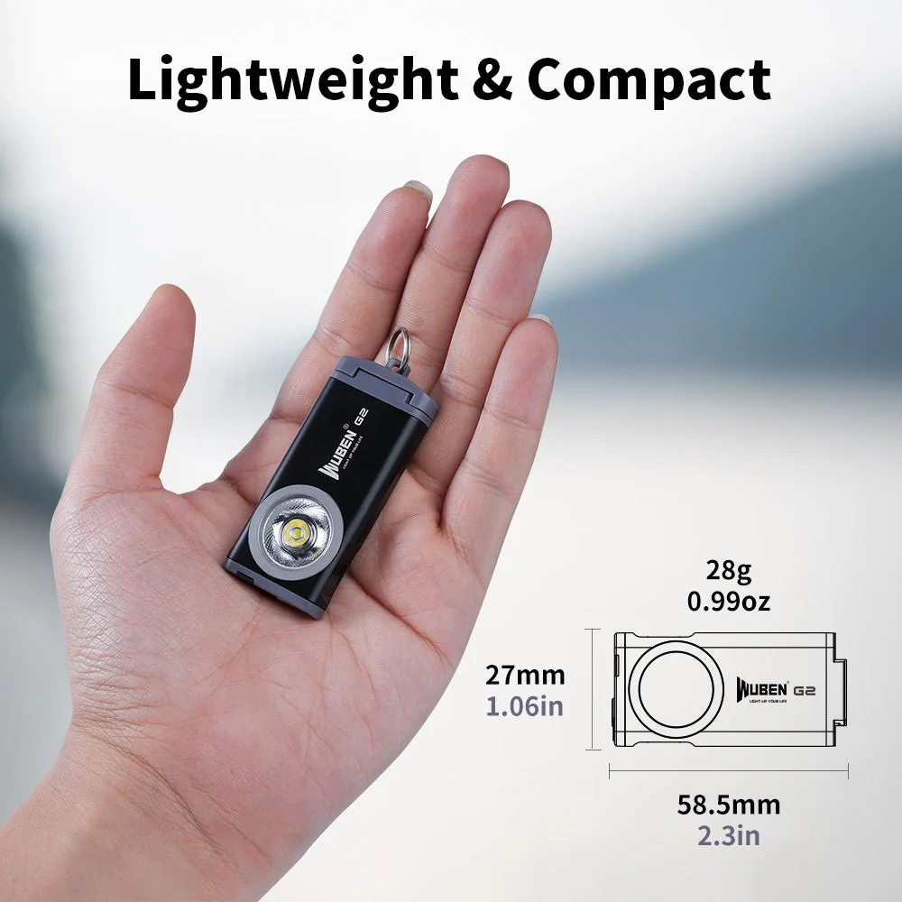 G2 Multi-functional Mini EDC LED Keychain Flashlight - Image 5