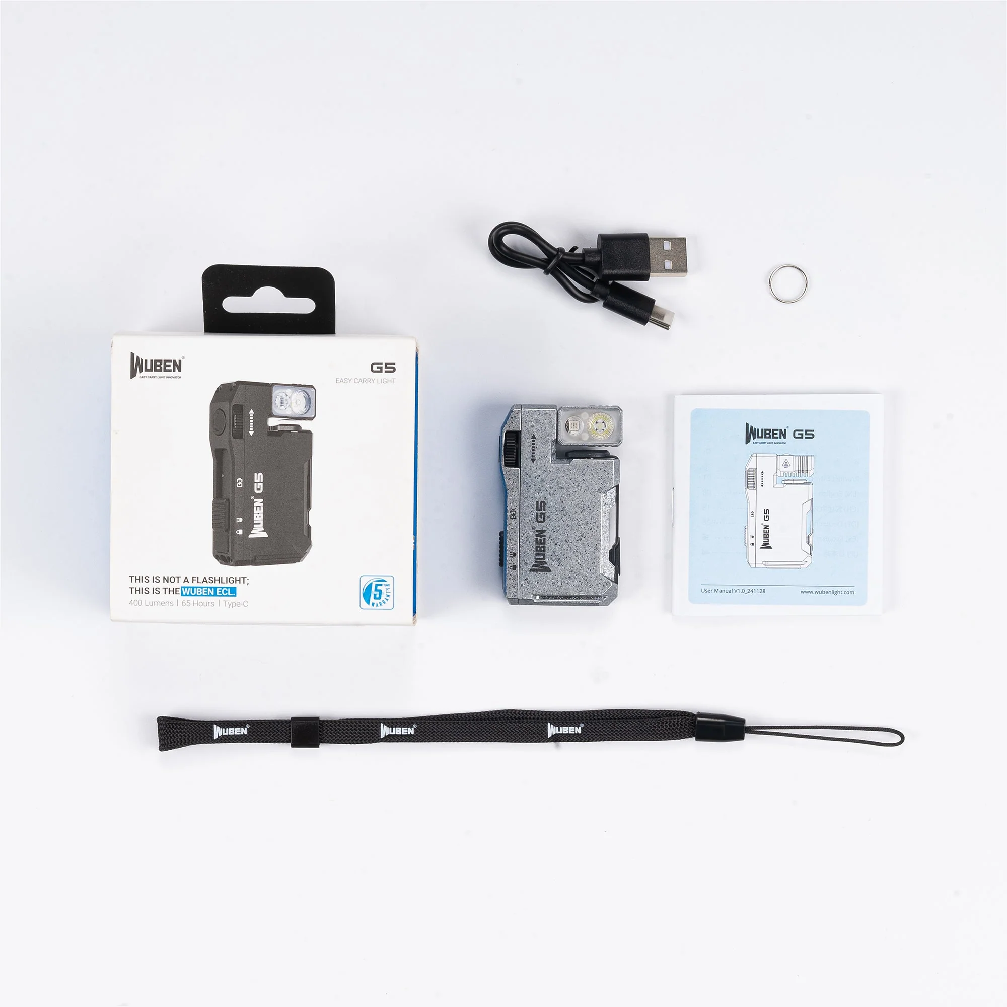 WUBEN G5（bundle） edc light 400 lumens - Image 26