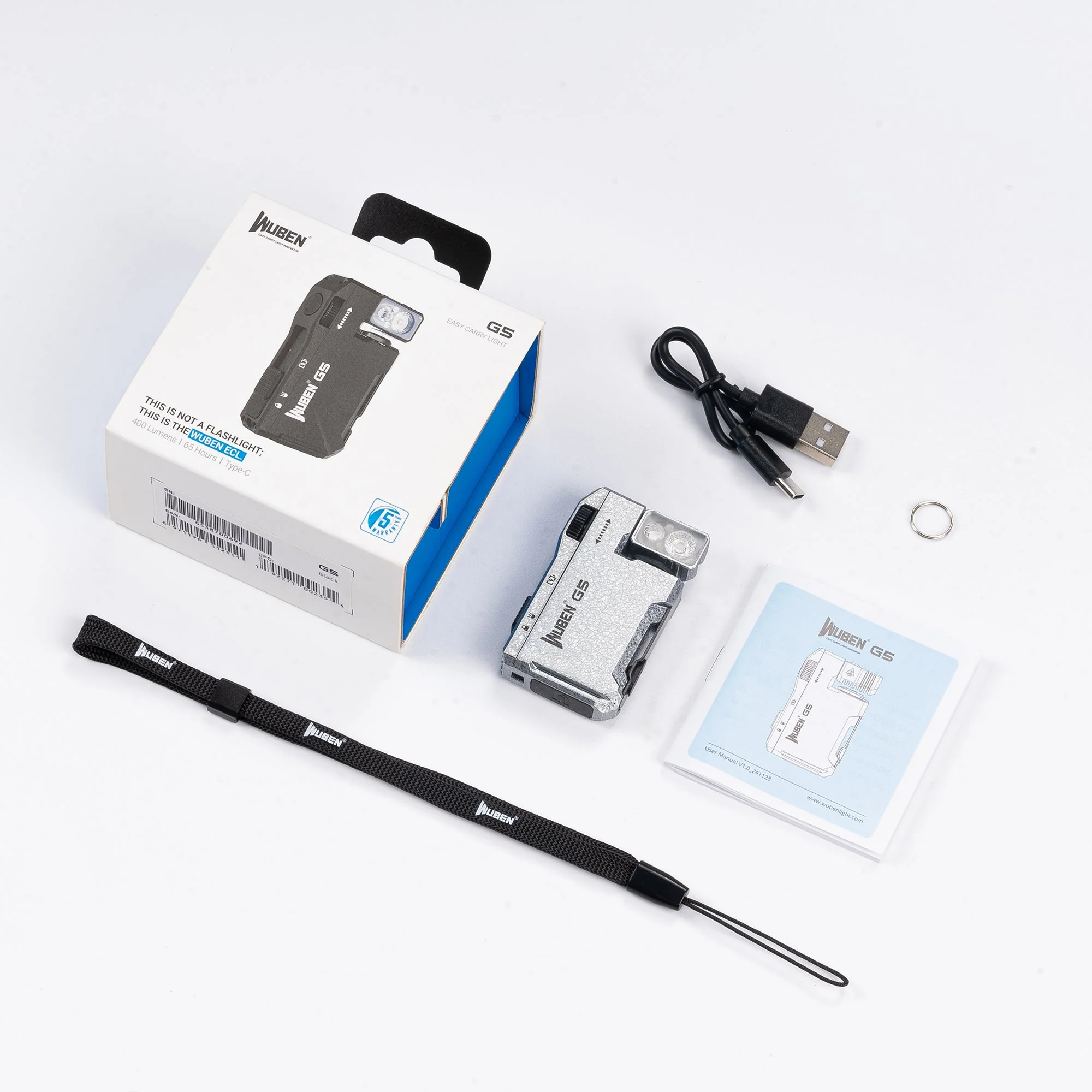 WUBEN G5（bundle） edc light 400 lumens - Image 27