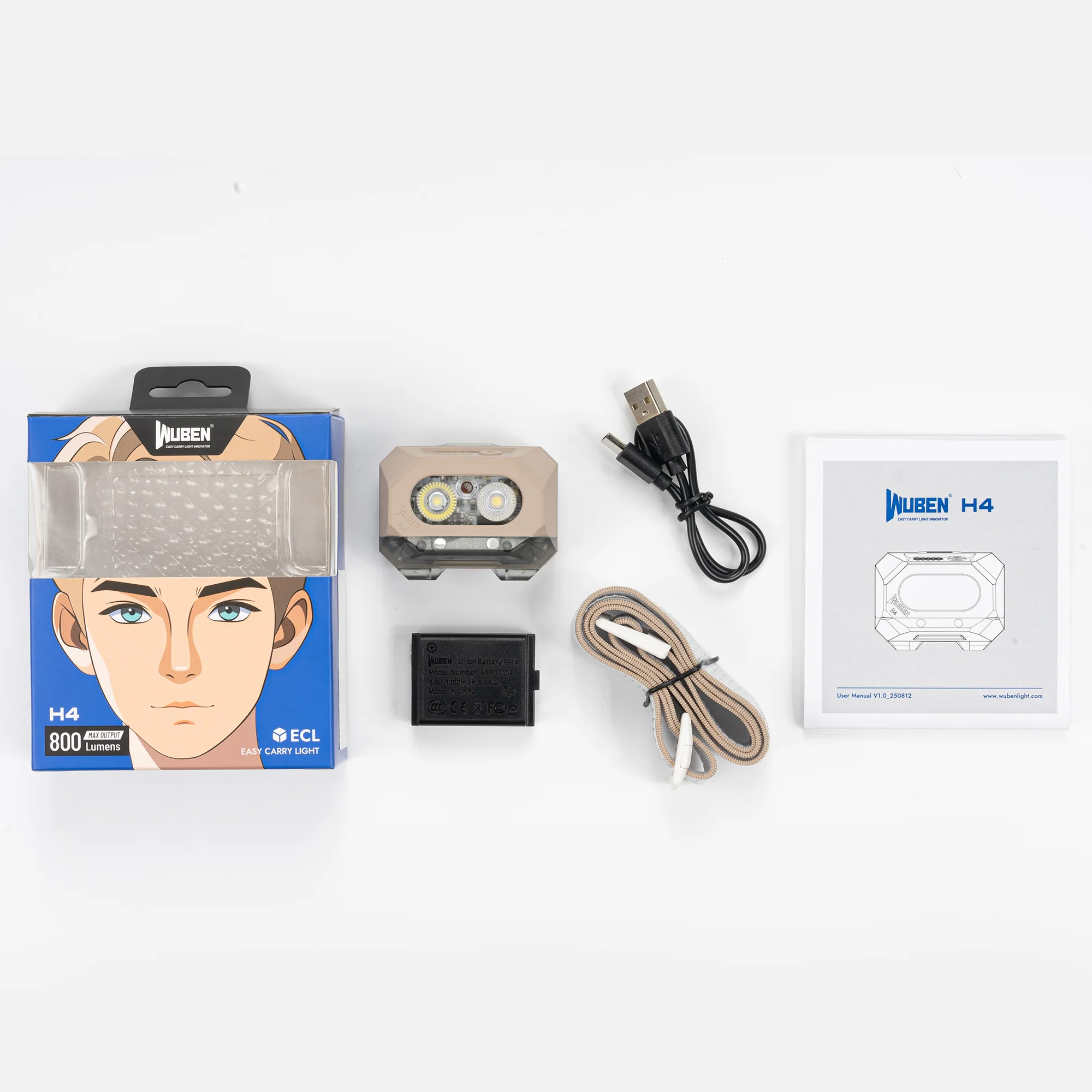 Wuben H4  Multi-function Lighting  Headlight - Image 9
