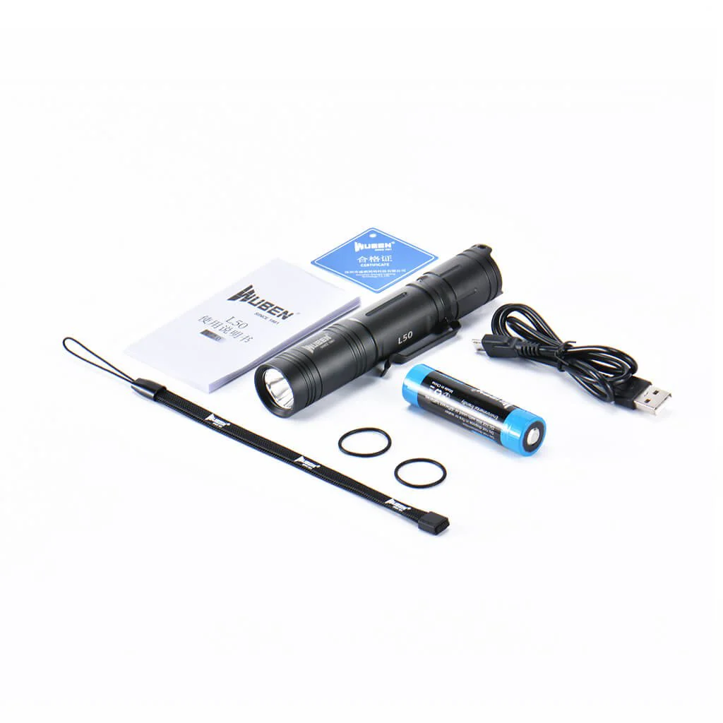 L50 Best Rechargeable 18650 EDC Flashlight - Image 17
