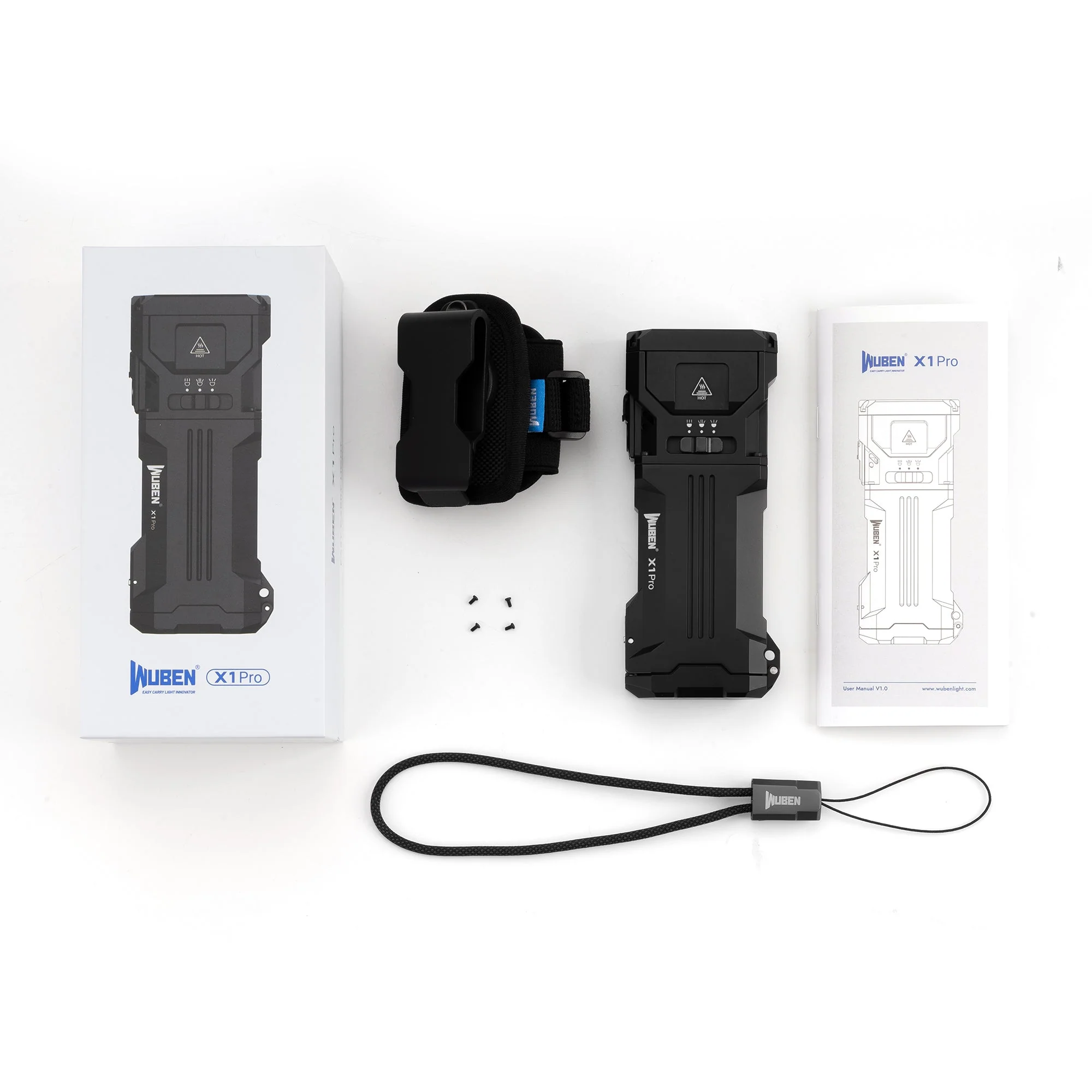 Wuben X1Pro 12300 Lumens Rechargeable Power Bank EDC Flashlight - Image 23
