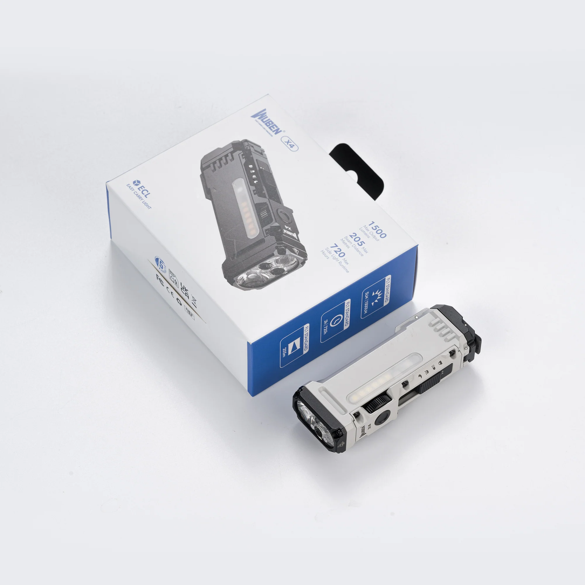 Wuben X4 Compact Multi-Function 1500 Lumen Flashlight - Image 32